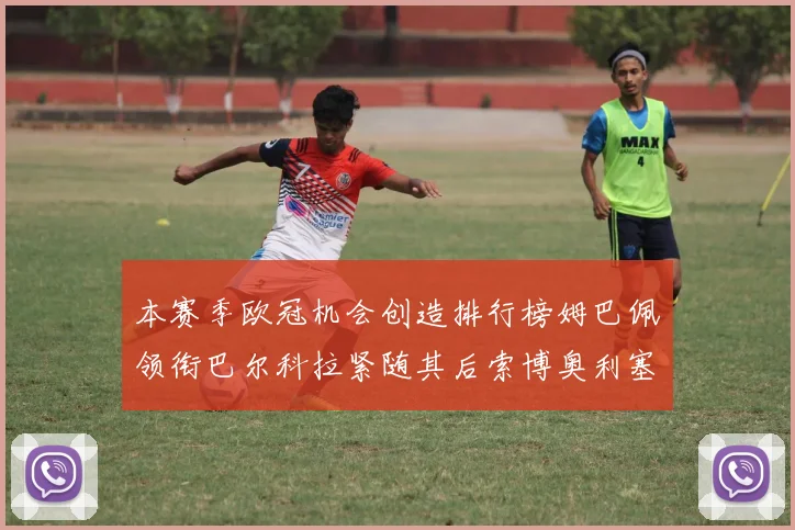 本赛季欧冠机会创造排行榜姆巴佩领衔巴尔科拉紧随其后索博奥利塞表现出色