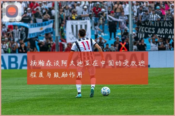 杨瀚森谈阿夫迪亚在中国的受欢迎程度与鼓励作用